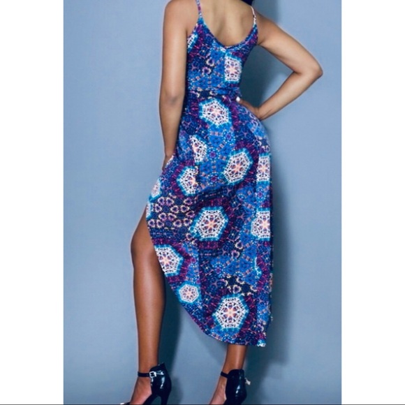 Shop WTD High and Low Wrap Style Dress - Picture 10 of 13